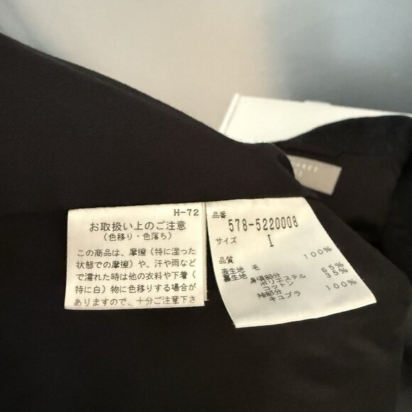 Margaret Howell Wool Tailored Jacket Blazer Charcoal Gray Sz 1 XS - Picture 7 of 8